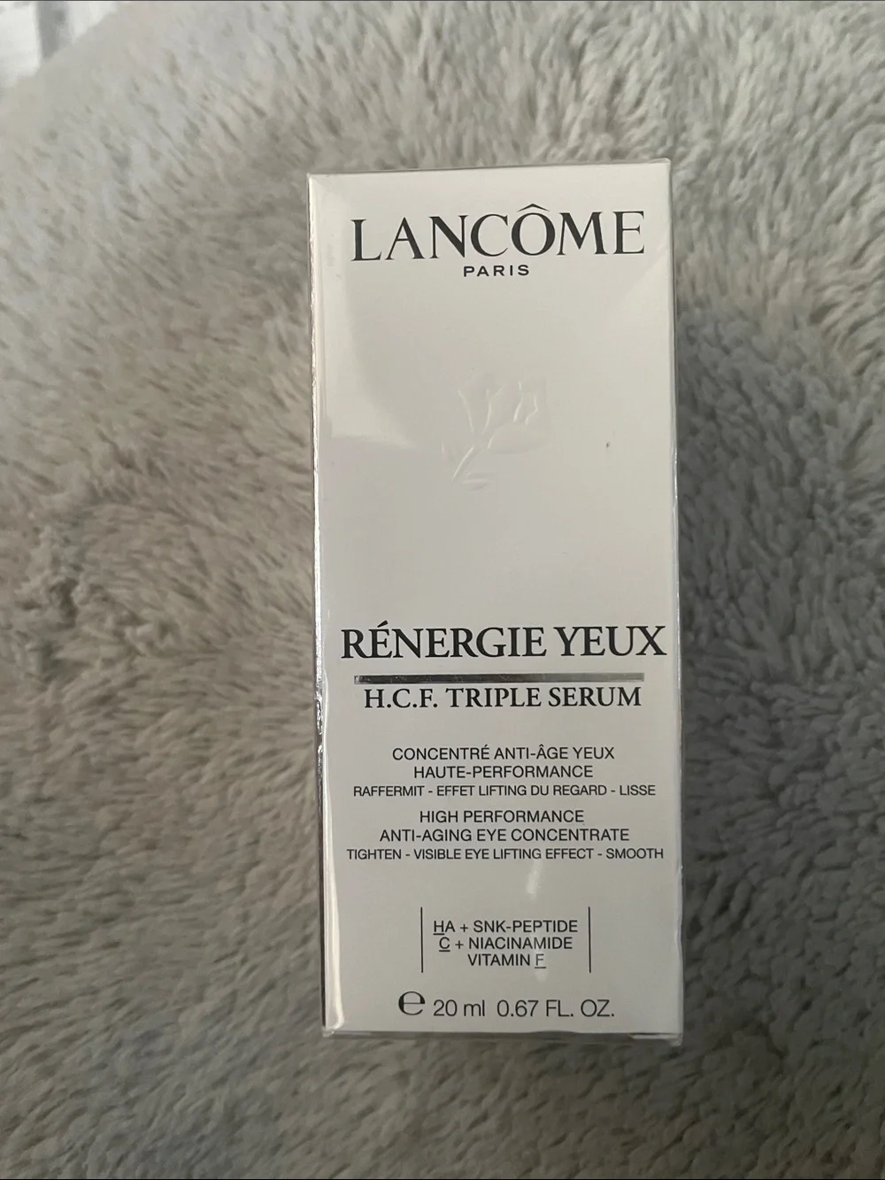 Lancôme Rénergie Yeux H.C.F. Triple Serum Eye Concentrate — White